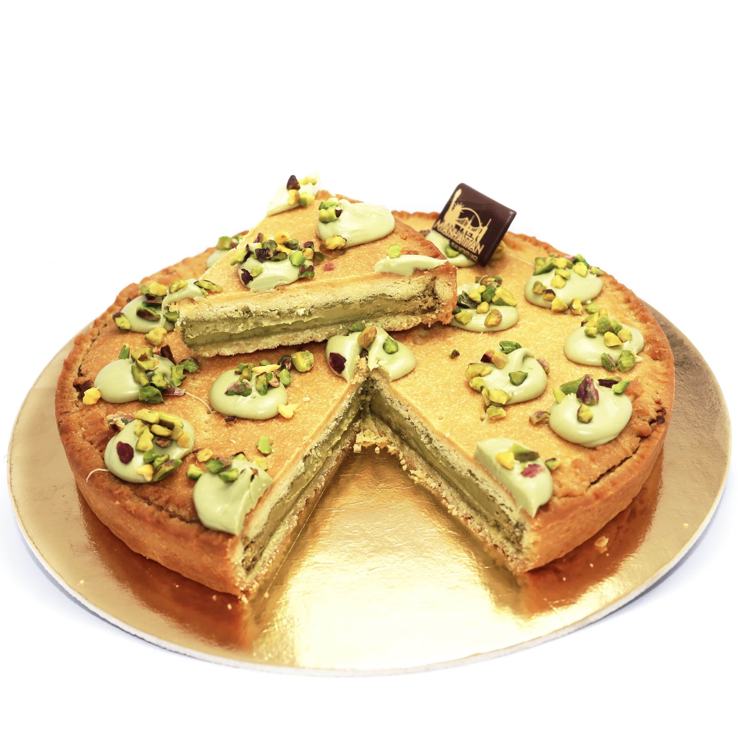 Crostata con crema al pistacchio - Pasticceria Manhattan