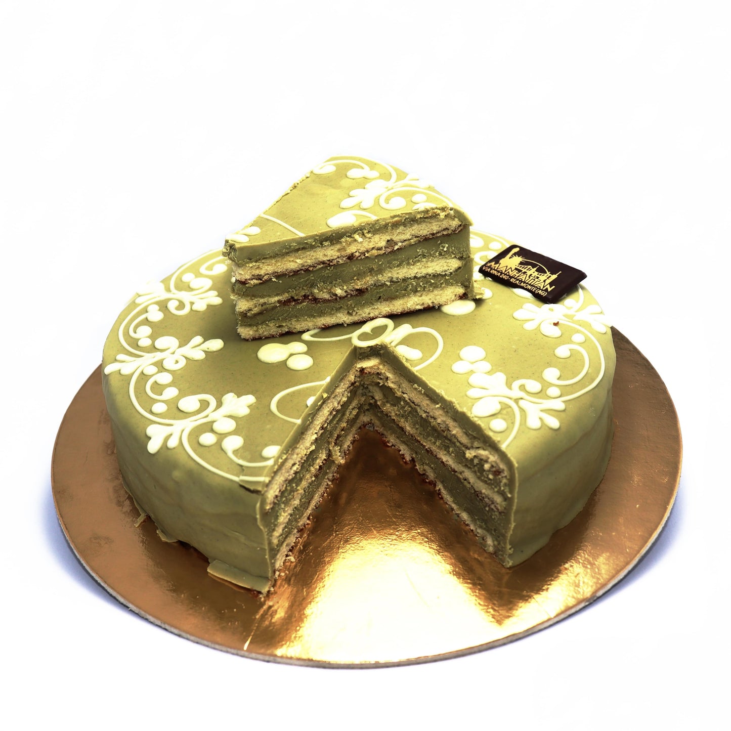 Torta Savoia al pistacchio - Pasticceria Manhattan