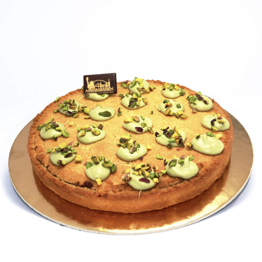 Crostata con crema al pistacchio - Pasticceria Manhattan
