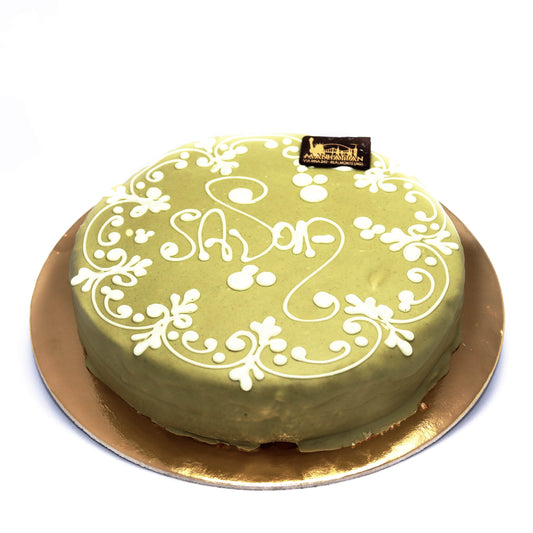 Torta Savoia al pistacchio - Pasticceria Manhattan